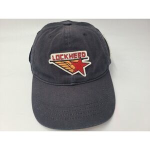 Youth Lockheed SR-71 Blackbird Skunk Works Patches Red Canoe Adjustable Hat Cap
